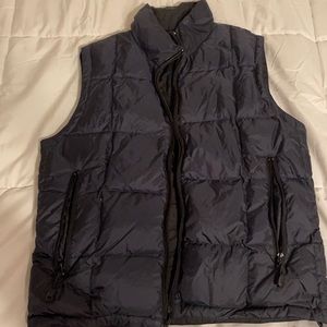 Reversible Navy/Black Puffer Vest